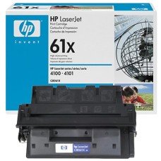 Cartucho original de tóner negro de alto rendimiento HP 61X LaserJet (C8061X)