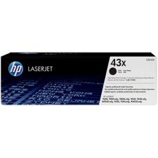 Cartucho original de tóner negro de alto rendimiento HP 43X LaserJet(C8543X)