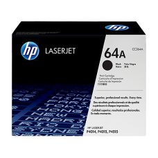 Cartucho original de tóner negro HP 64A LaserJet (CC364A)